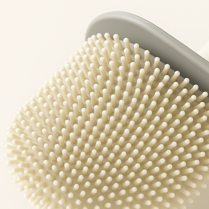 Escova de Silicone para Vaso Sanitário 2 em 1