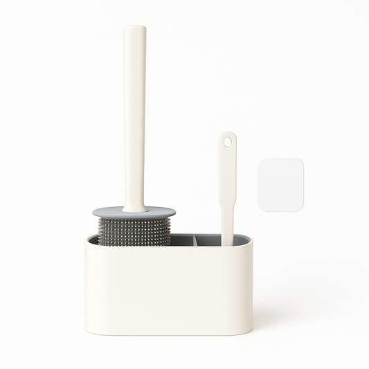 Escova de Silicone para Vaso Sanitário 2 em 1