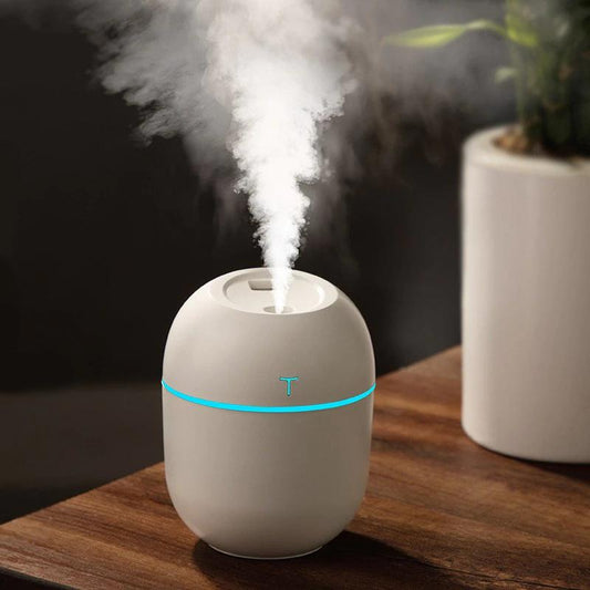 Umidificador e Difusor Mini Portátil LED - Aromaterapia